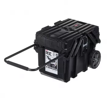 Įrankių dėžė KETER CANTILEVER Job Box (17203037/238270) su ratukais Juoda