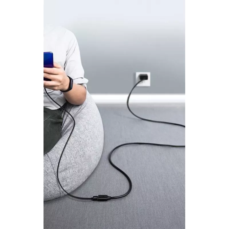 USB 3.0 prailginimo kabelio adapteris UGREEN 10368B — USB A lizdas į USB A kištuką, 1 m, juodas