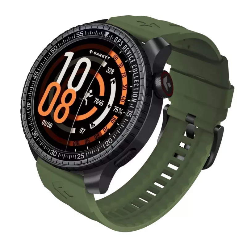 Išmanusis laikrodis Garett Compass GPS juodas — Garett Compass GPS išmanusis laikrodis, juodas