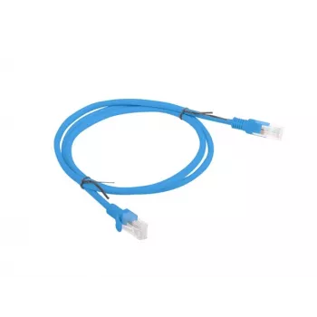 LANBERG tinklo kabelis Cat5e U/UTP RJ-45–RJ-45 mėlynas 1 m, CCA laidas