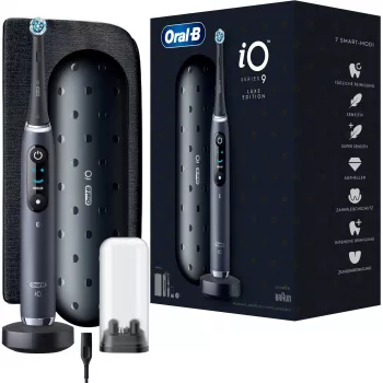Oral-B iO Series 9 Luxe Edition Juoda Onyx dantų šepetėlis