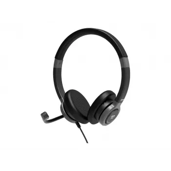PORT CONNECT | Stereo USB ausinės PRO ON'R 300 | Laidinės | Ant ausų | Triukšmo slopinimas | Juodos