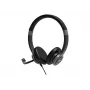 PORT CONNECT | Stereo USB ausinės PRO ON'R 300 | Laidinės | Uždedamos ant ausų | Triukšmo slopinimas | Juoda