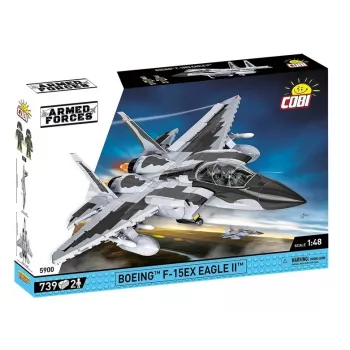 Cobi Building Blocks Boeing F-15EX Eagle II modelio rinkinys COIB-5900, kolekcinis mastelio konstrukcinis rinkinys