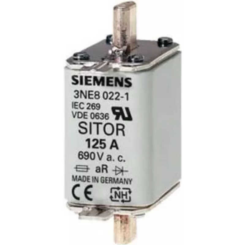 Siemens NH saugiklis 125 A 00 (3NE8 022-1)
