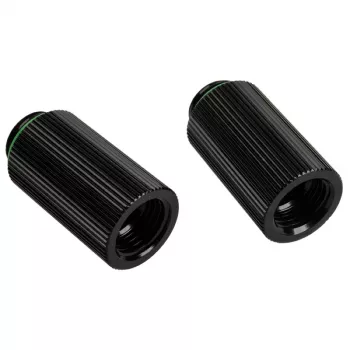 Adapteris BitsPower G1/4 išorinis sriegis į G1/4 vidinį sriegį — TA-F63-GB, metalinis vandens aušinimo jungtis