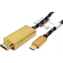 ROLINE 11.04.5847 USB-grafikos adapteris 3840 x 2160 pikselių juoda - auksinė (11.04.5847)