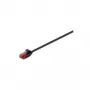Wentronic Goobay CAT 6 plonas komutacinis kabelis, U/UTP, juodas, 15 m - vario medžiaga (93731)