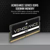 SO-DIMM 64 GB DDR5-5600 (2x 32 GB) Dual-Kit, atmintinė juoda, CMSX64GX5M2A5600C48, Vengeance