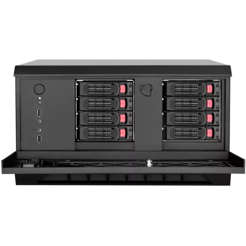 Kompiuterio korpusas Sidabrinėstone Technology SST-CS381 v1.1 Mini-ITX juodas