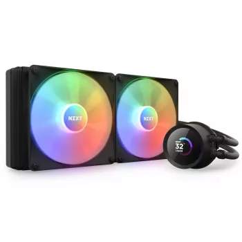 Vieningas skystas aušintuvas NZXT Kraken 280 RGB 14 cm Juodas