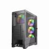 Gembird CCC-FC-900ARGB Gaming kompiuterio korpusas Fornax 900, ATX, juodas