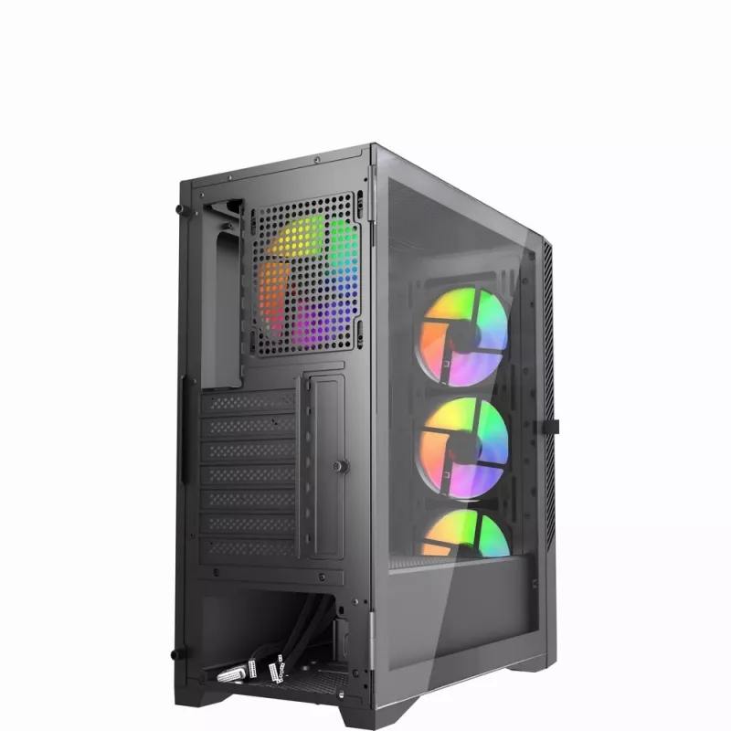 Gembird CCC-FC-900ARGB Gaming kompiuterio korpusas Fornax 900, ATX, juodas