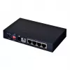 Tinklo tiltas PLANET VC-234 valdomas 4 prievadų Fast Ethernet (10/100) montuojamas į stovą 1U, nuolatinės srovės įvestis, 0,8 Gbit/s komutavimo pajėgumas