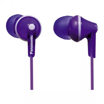 Panasonic RP-HJE125E - į ausis įdedamos - į ausis įdedamos - 200 mW - laidinės - 3,5 mm - 1,1 m (RP-HJE125E-V)