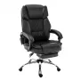 Ergonomiška biuro pasukama kėdė mark adler MA-BOSS 6.0, organinės odos sėdynė, reguliuojamas aukštis 47–55 cm, juosmens atrama, Dual pasvirimo mechanizmas
