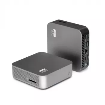 Mini PC FutureNUC Lux NUC 14U9HL-W11P-1T — Intel Core Ultra 9 185H 3,8/5,1 GHz, 32 GB DDR5, 4 TB SSD, Windows 11 Pro, Intel Iris Xe, Pilka Metalinė