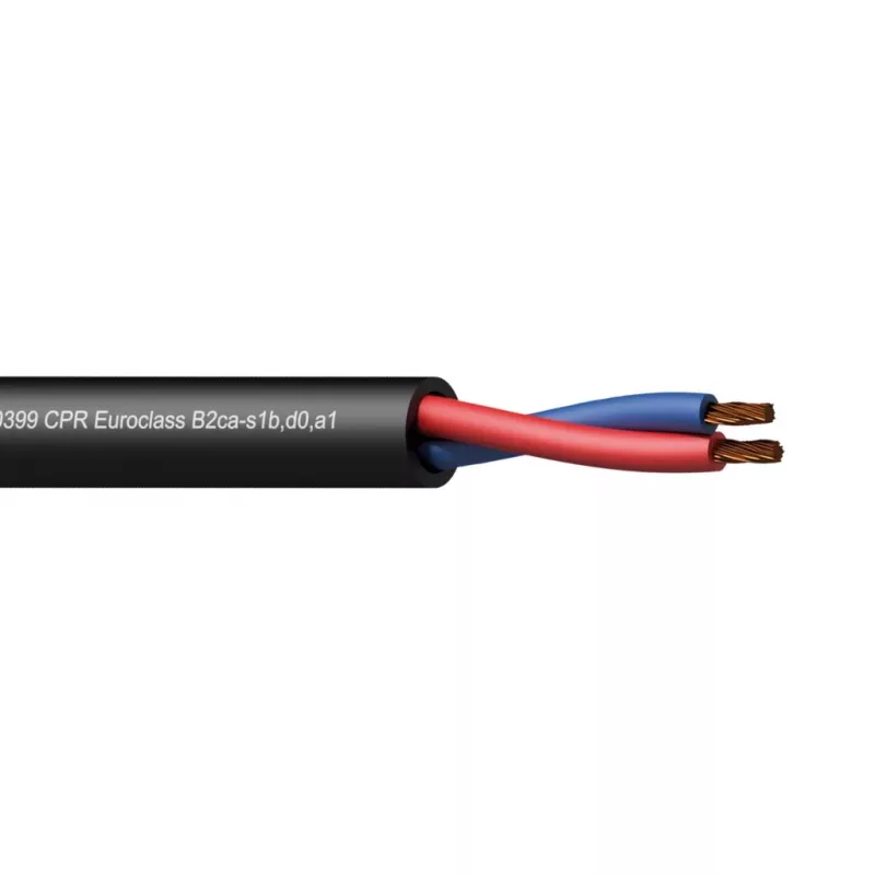 Garso kabelis Procab CLS225-B2CA/1 100 m Juodas AWG 13