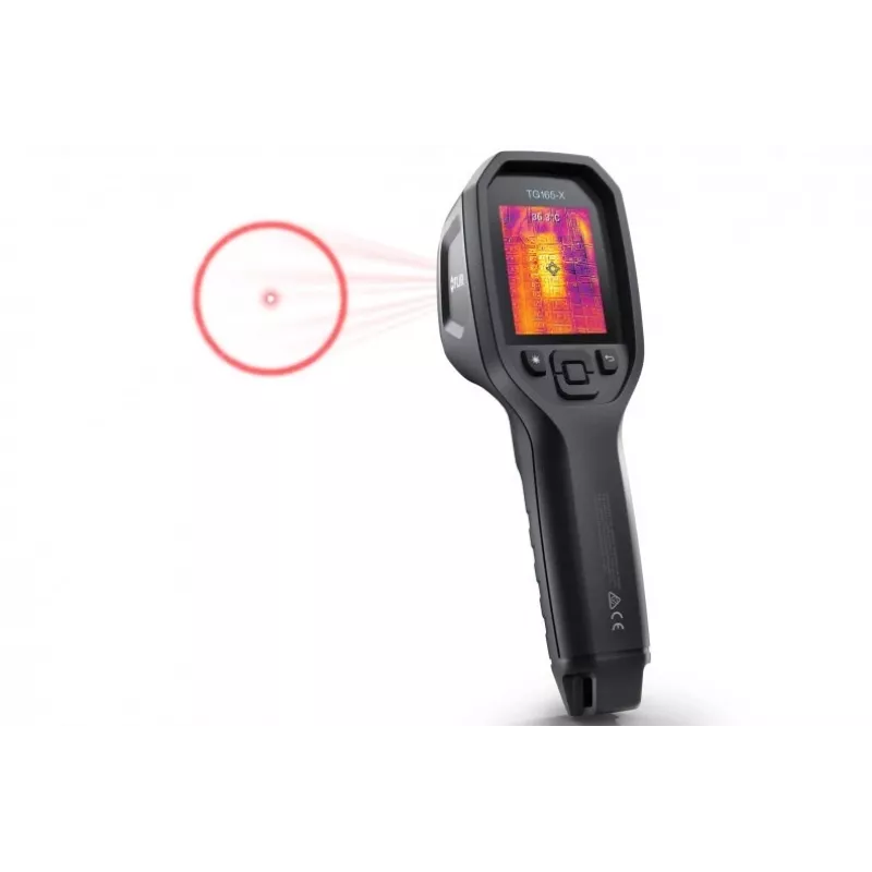 FLIR TG165-X MSX šiluminė kamera -25 iki +300 °C 80 x 60 pikselių 8,7 Hz MSX®, integruotas LED apšvietimas, skaitmeninė kamera