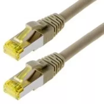 Helos - komutacinis kabelis - RJ-45 (M) - RJ-45 (M) - 10 m - SFTP-Cable (PIMF) - CAT 6a - Pilkas