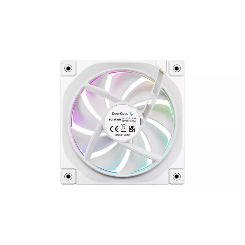 DeepCool FL12R WH ARGB 120mm korpuso ventiliatoriai, 3 vnt.