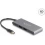 DeLOCK 4 prievadų USB Type-C šakotuvas 2 x USB Type-A 2 x USB Type-C 10 Gbps