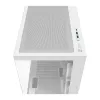 PC Midi Tower korpusas DeepCool CG380 3F WH — Baltas, 235×437×451 mm, palaiko 2,5 colio/3,5 colio, maitinimo blokas apačioje, 3x 120 mm ventiliatoriai sumontuoti