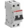 ABB STOTZ-KONTAKT grandinės pertraukiklis 10kA 6A B 2p S202M-B6UC (2CDS272061R0065)