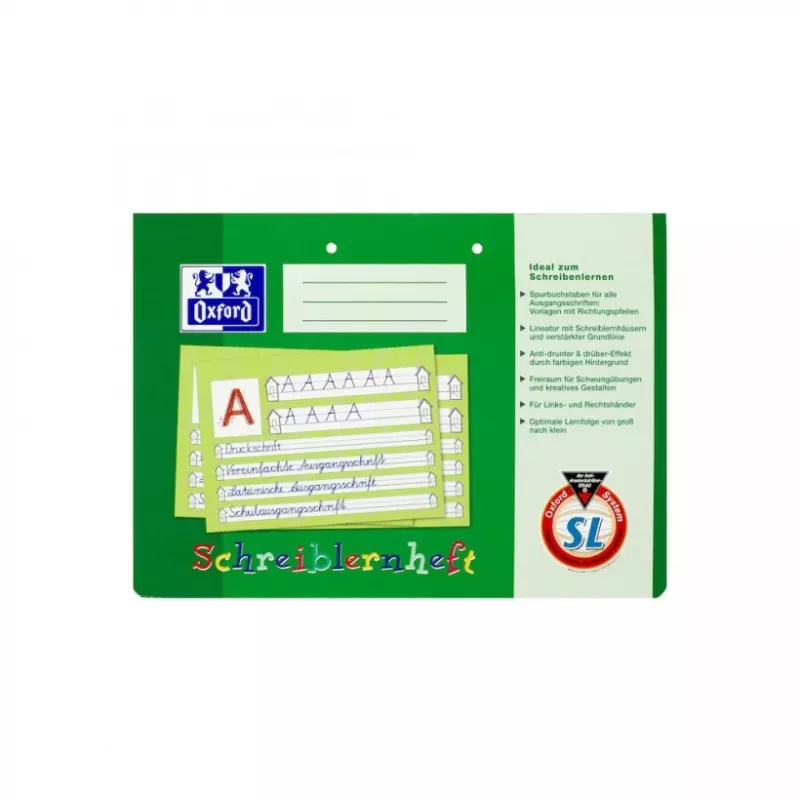 Rašymo sąsiuvinis Oxford 100050089 A4 žalias 80 g/m²