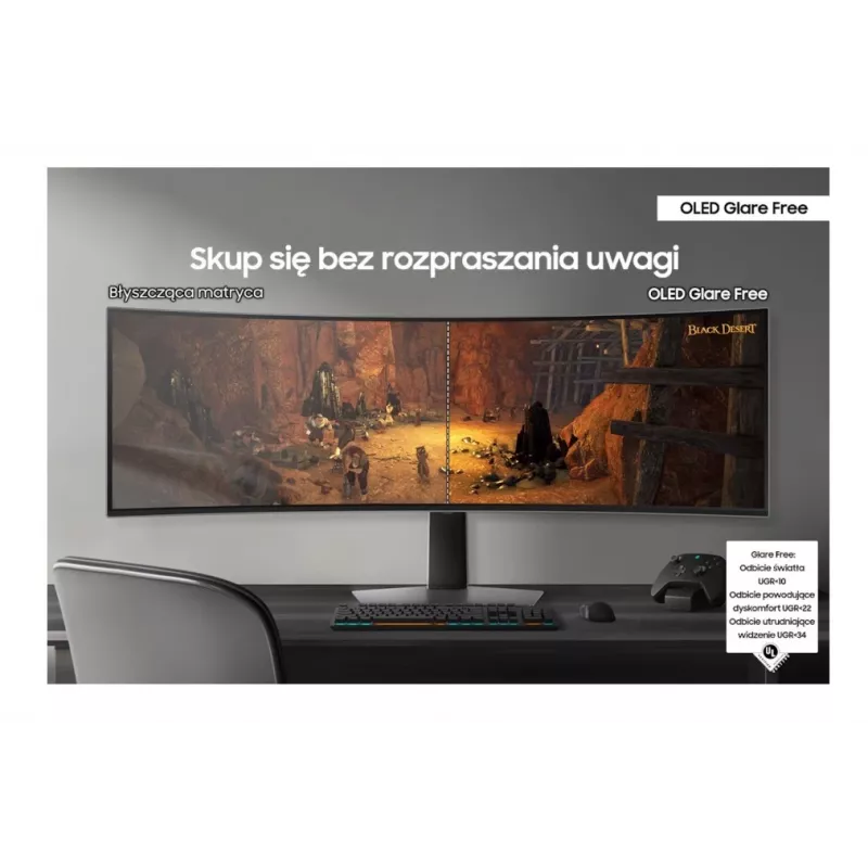 Monitorius Samsung Odyssey G9 OLED 49 col. OLED 5120 x 1440