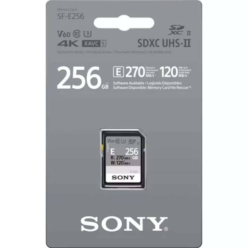 Flash Memory Sony 256 GB SDXC UHS-II Class 10 SFE256.AE