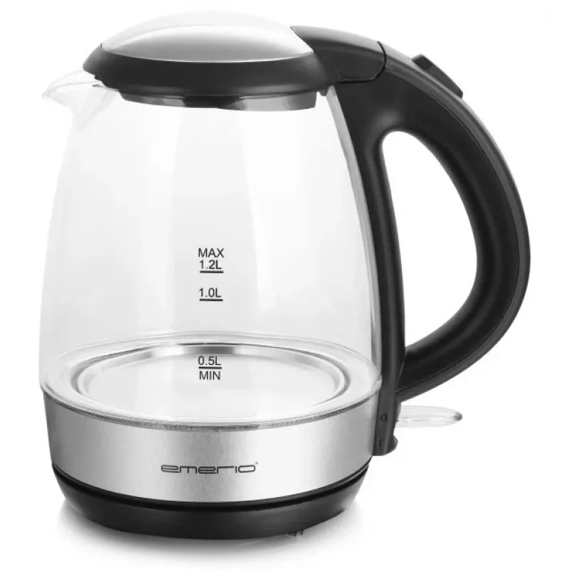 Elektrinis virdulys Emerio 1,2 l 2200 W stiklinis