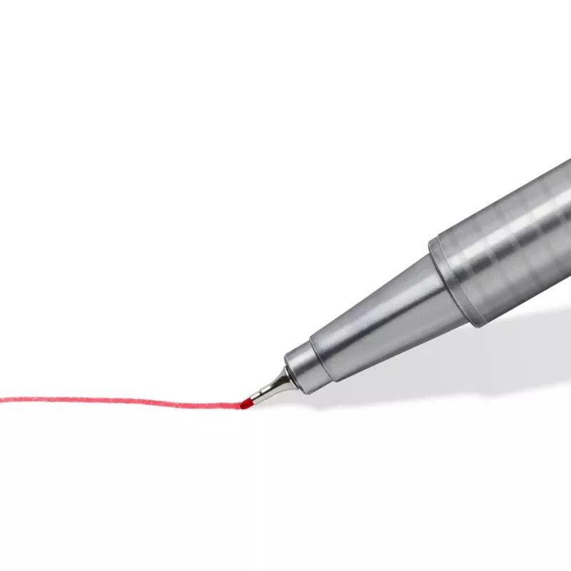 Smulkios linijos rašiklių rinkinys Staedtler Triplus 334 R-9BK4
