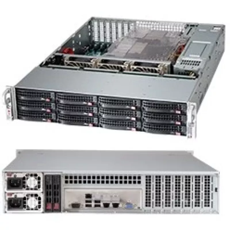 Serverio korpusas Supermicro 826BAC4-R920LPB stovo tipo juodas