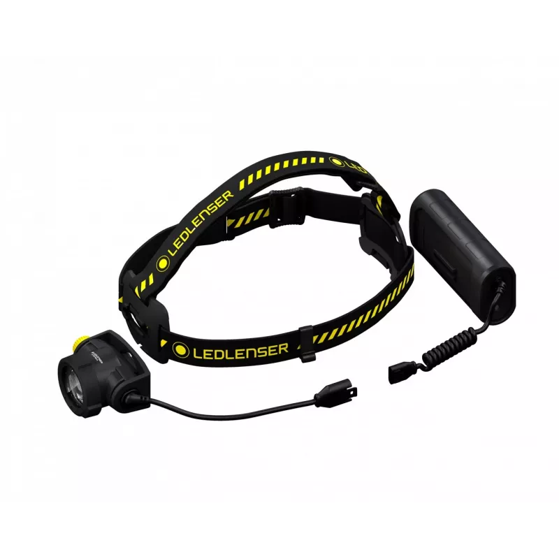 Galvos juostos žibintuvėlis Led Lenser H15R Work juoda geltona