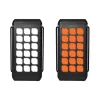 Logilink - Saulės energijos powerbank - žibintuvėlis - Li-Pol - 10000 mAh - 18 W - 3 A - PD 2.0, QC 3.0, itin greitas įkrovimas - 2 išvesties prievadai (USB Type A, 24 kontaktų USB-C) - su kabeliu: USB (PA027