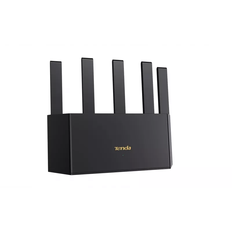 Stalinis maršrutizatorius TENDA TX12L Pro dviejų juostų Wi‑Fi 6 (802.11ax), 2402 Mbps, 5 išorinės antenos, Gigabit LAN, 3x RJ‑45
