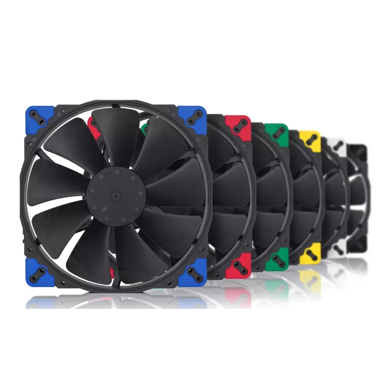 Noctua NF-A20 PWM CH.BK.S — 200 mm PWM kompiuterio korpuso ventiliatorius, 12 V, 350–800 aps./min., 146.9 m³/h, SSO guolis
