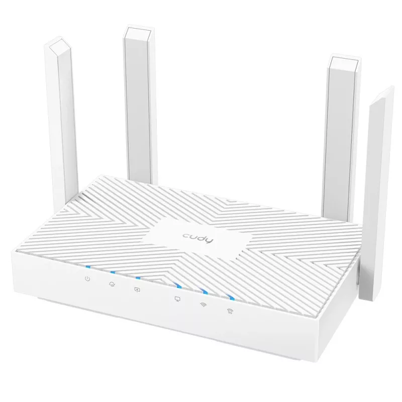 Maršrutizatorius Cudy WR1300E Dviejų juostų Wi‑Fi 5 (802.11ac), 1167 Mbps, 4 išorinės antenos, Gigabit Ethernet