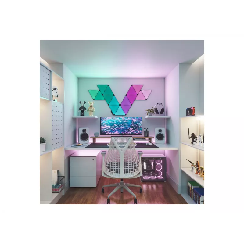 Išmanusis skydas Nanoleaf NL47-0101TW-3PK Wi-Fi Juoda 3 vnt.