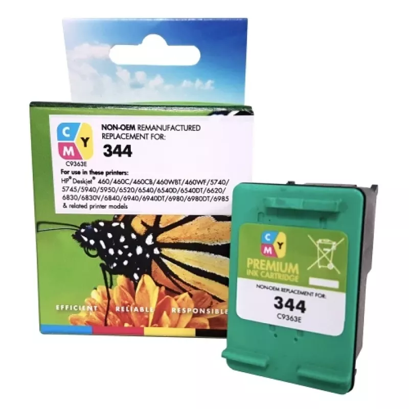 Suderinama Static-Control Hewlett-Packard tricolor 344 (C9363EE) Tricolor, 450 psl.