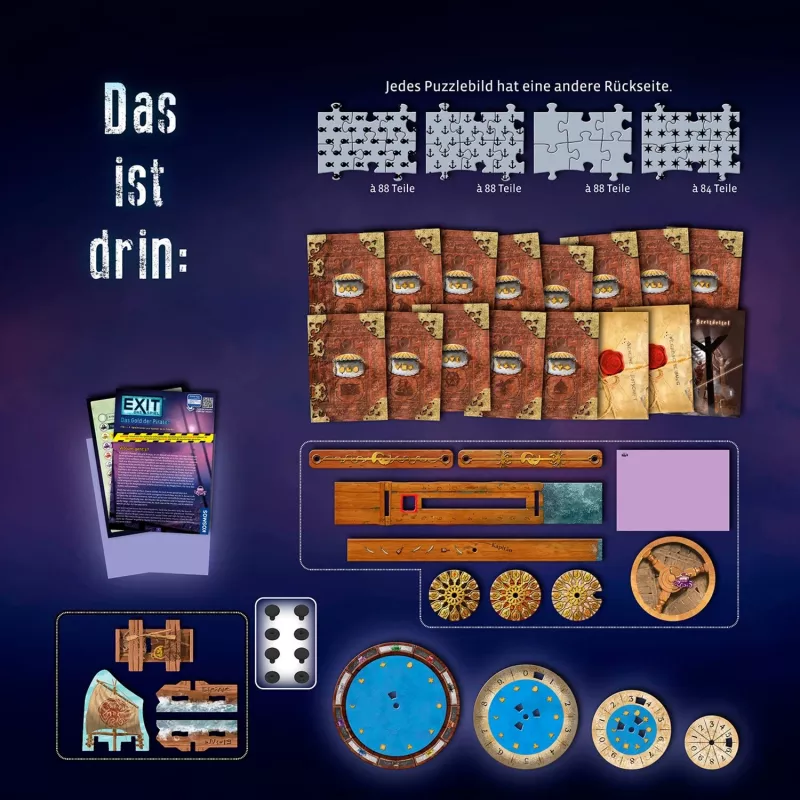 Kosmos EXIT-Das Spiel dėlionė 14 vnt.