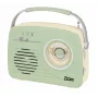 Stalinis radijas Eltra LUIZA RETRO SP-11 su MP3, USB ir SD kortelių palaikymu, mėtų spalvos