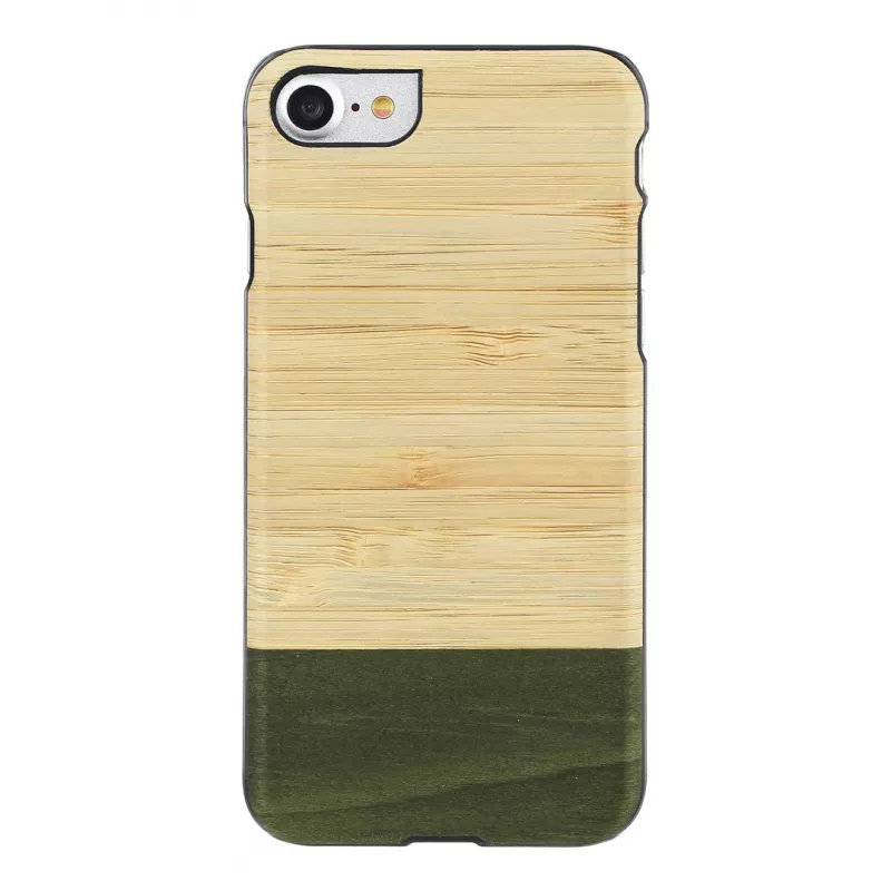 man and wood telefono dėklas, skirtas iPhone 7/8 – bambuko miško juoda
