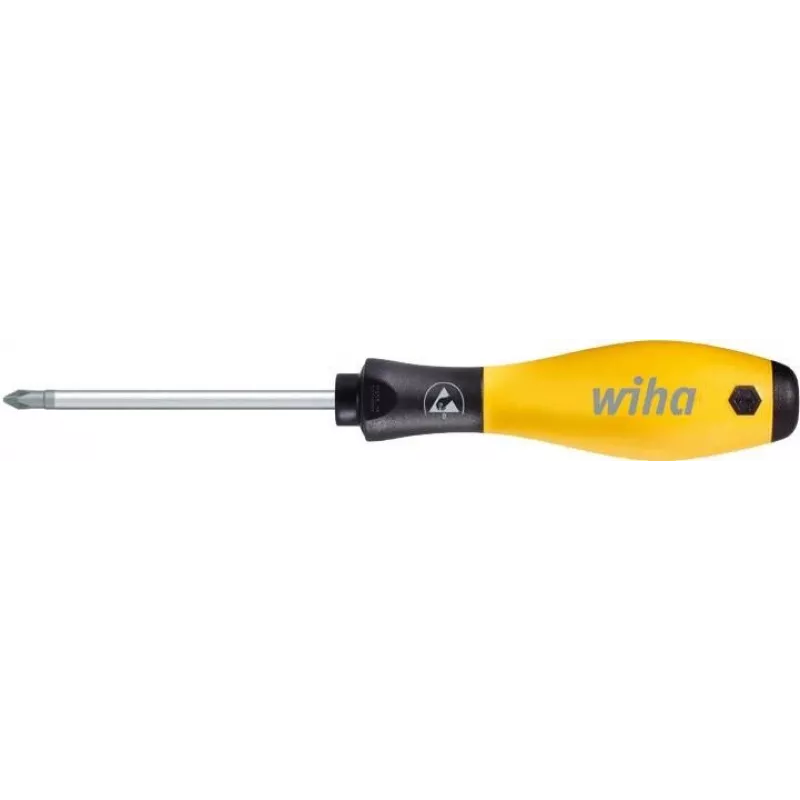 Wiha ESD Phillips atsuktuvas 311SF PH 1 Ašmenų ilgis: 80 mm DIN EN 61340-5-1 (08185)