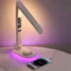 Stalinė lempa Hawk HW-LAMP03 balta RGB — reguliuojama LED stalinė lempa su RGB apšvietimu