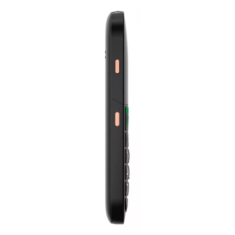 Senjoro mobilusis telefonas Gigaset GL695 — 2,31 colio (5,87 cm) ekranas, 240×320, viena SIM, 4G, 2 MP kamera, 1400 mAh, juoda