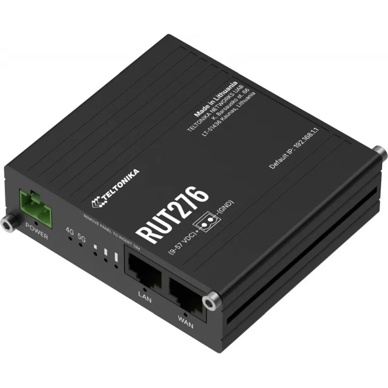 Maršruto parinktuvas TELTONIKA RUT276 Redcap 5G