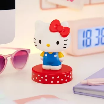 Stalinė lempa Paladone Hello Kitty Icon Light — dekoratyvinė LED ikonos lempa, kompaktiška naktinė lemputė