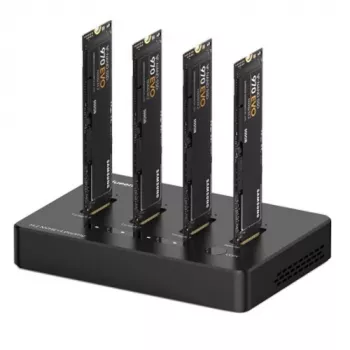 “Premium” prijungimo stotelė 4x M.2 NVME SSD, iki 10 Gbps/SSD